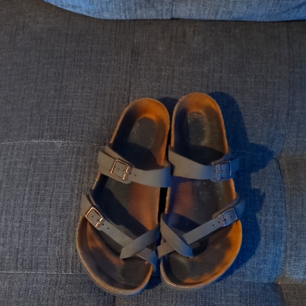 Birkenstock Brown Double Strap Sandals